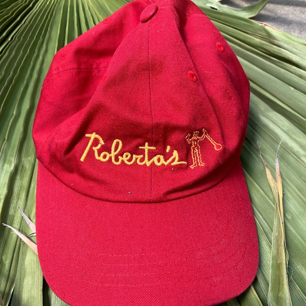 Roberta's culinary hat, baseball cap